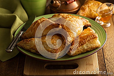 Cheese savory pastries Stock Photo