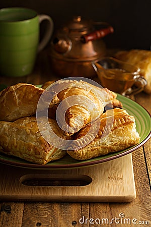 Cheese savory pastries Stock Photo