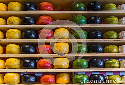 Cheese shop in Gouda Netherlands Stock Photo