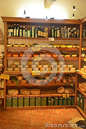 cheese shop Editorial Stock Photo