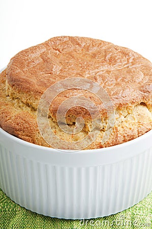 Cheese souffle Stock Photo