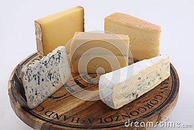 Cheese table as luxury french dessert Stock Photo