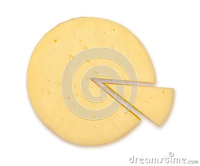 Cheese wheel Stock Photo