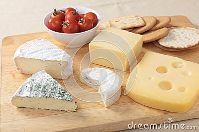 Cheeseboard Stock Photo