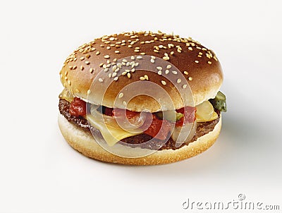 Cheeseburger Stock Photo