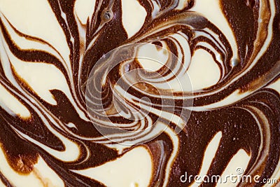 Cheesecake swirl Stock Photo