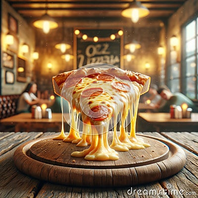 Cheesy Perfection Stock Photo