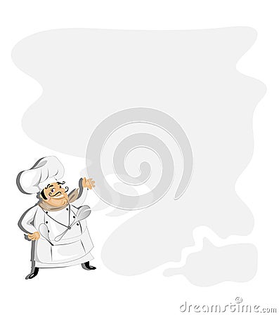 Chef Cartoon Illustration