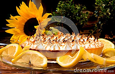 Chef Bubbies Lemon Meringue Stock Photo