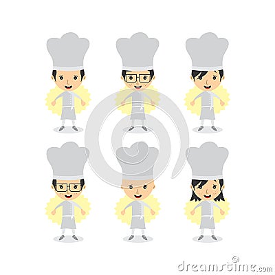 Chef cartoon character Vector Illustration