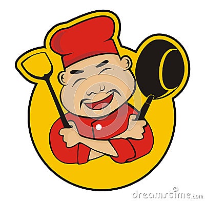 Chef chinese Stock Photo