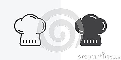 Chef hat icon Vector Illustration