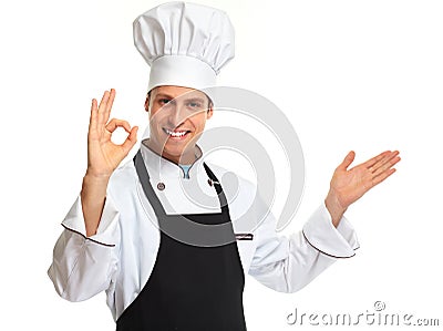 Chef man. Stock Photo