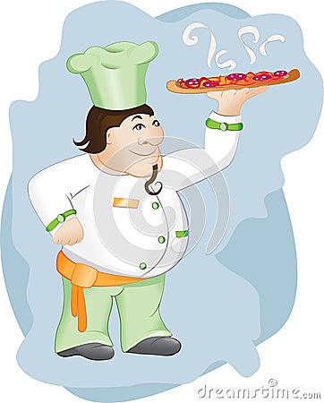 Chef menu Vector Illustration