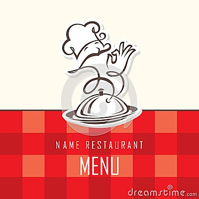 Chef menu design Vector Illustration