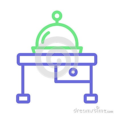 Chef platter Isolated Vector icon which can easily modify or edit Vector Illustration