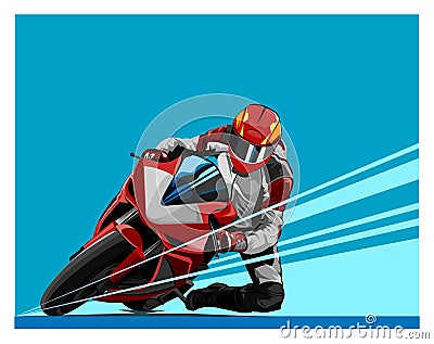 Motor Racing Vector Illustration