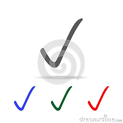 chek mark sign icon. Elements in multi colored icons for mobile concept and web apps. Icons for website design and development, ap Stock Photo