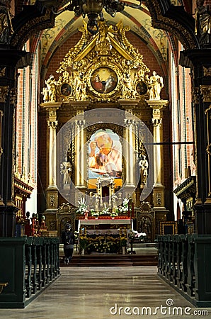 Chelmno cathedral interior Editorial Stock Photo