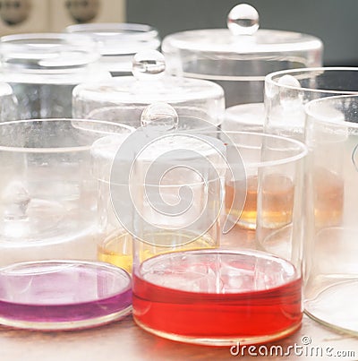 Chemical analysis labratory Stock Photo