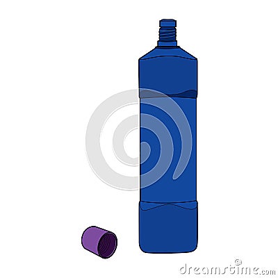 Chemical Bottle vector Vector Illustration