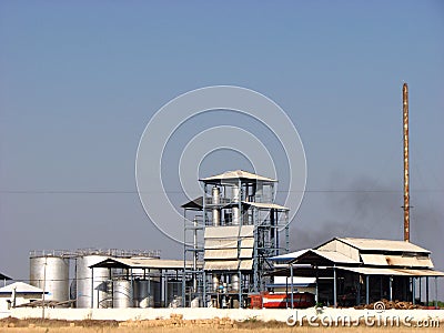 Chemical Factory Stock Photo