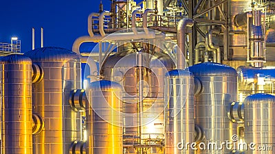 Chemical industry container detail Stock Photo