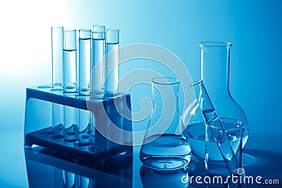 Chemical laboratory equipment Stock Photo