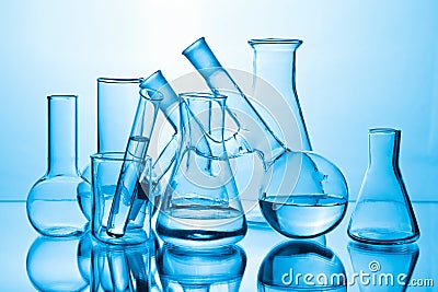 Chemical laboratory equipment Stock Photo
