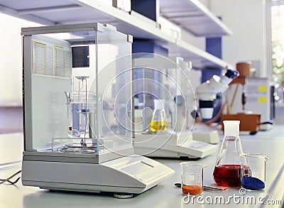 Chemical Laboratory Stock Photo