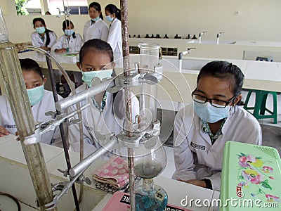 Chemical laboratory Editorial Stock Photo