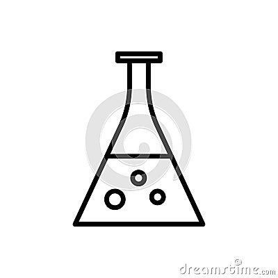 Chemical line icon. education symbol. simple design editable. vector illustration Vector Illustration