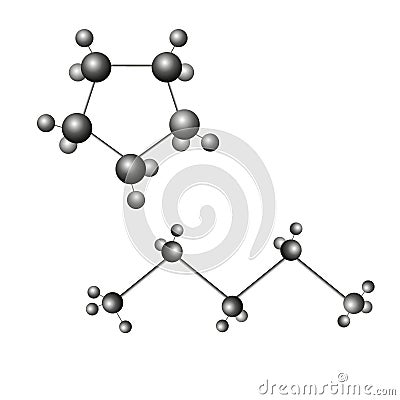 Chemical molecules Stock Photo