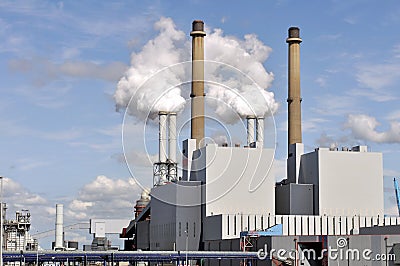 Chemical and oil refinery Stock Photo