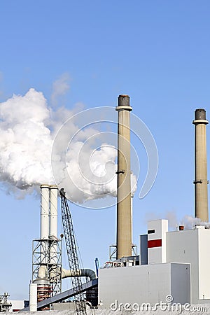 Chemical and oil refinery Stock Photo