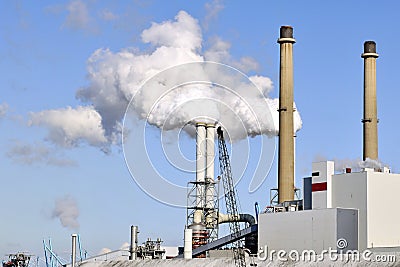 Chemical and oil refinery Stock Photo