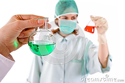 Chemical research concept Stock Photo