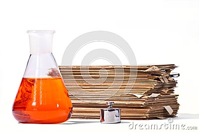 Chemical setup Stock Photo