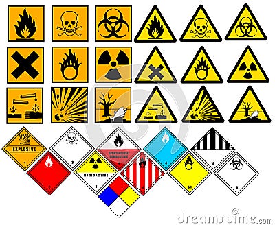 Chemical symbols Stock Photo