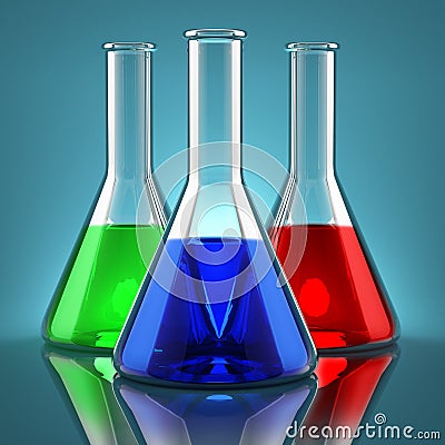 Chemicals Stock Photo