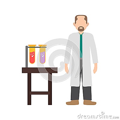 Chemist Vector Illustration