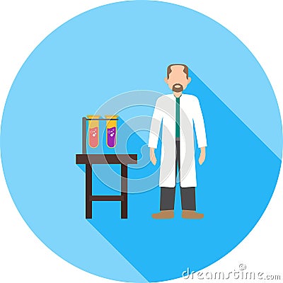 Chemist Vector Illustration