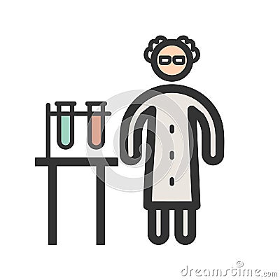 Chemist Vector Illustration