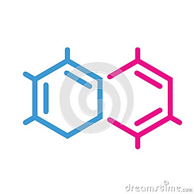 Chemistry chain Vector Illustration