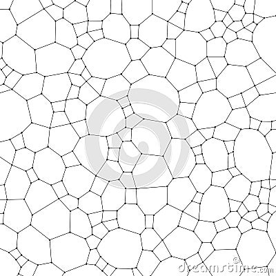 Chemistry pattern, molecular texture, polygonal molecule structure on white background. Medicine, science, microbiology Vector Illustration