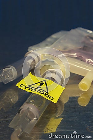 Chemo therapy drips Stock Photo