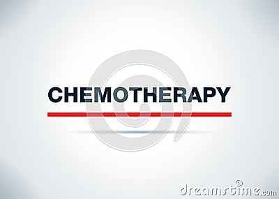 Chemotherapy Abstract Flat Background Design Illustration Stock Photo