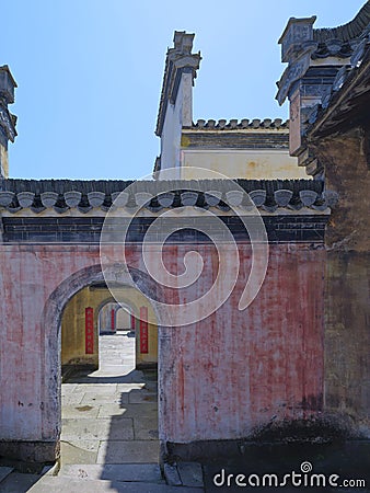 Chengkan Ancient Town Anhui Province, China Stock Photo