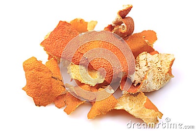 Chenpi,dried tangerine peel,traditional chinese herbal medicine Stock Photo