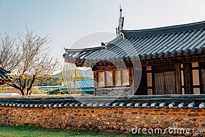 Yu Gwan-sun Historic Site. Yu Gwan-sun`s birthplace. Korean traditional house in Cheonan, Korea Editorial Stock Photo